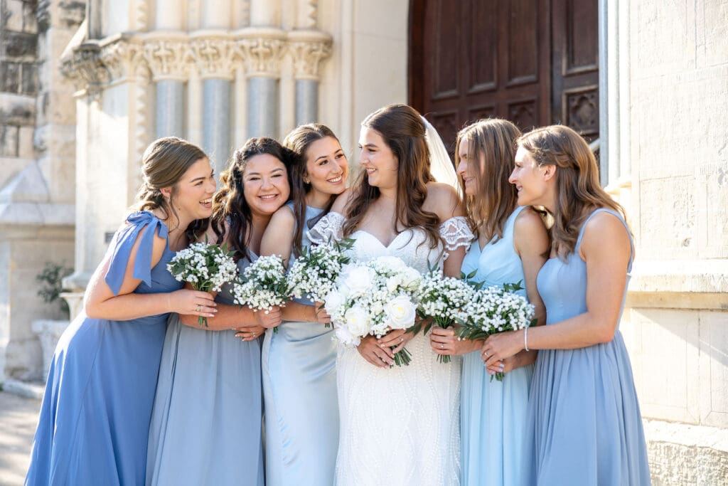 Bridesmaid Wedding Photo Texas