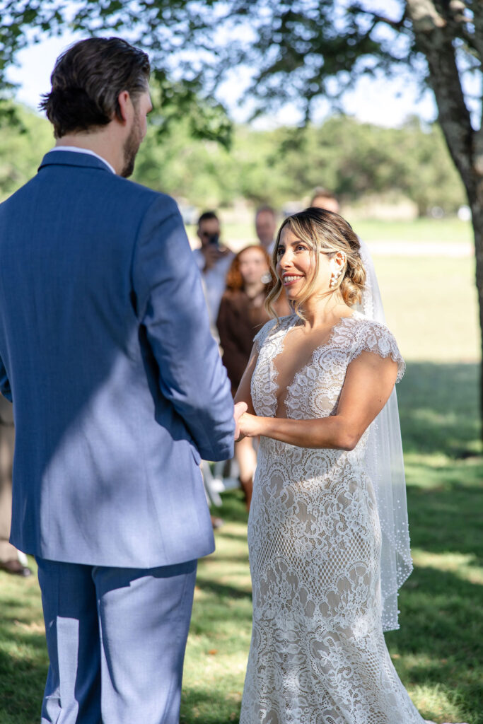 Scenic aerial view of The Vincent Homestead, a 142-acre wedding venue near Temple, Texas with a private lake, event spaces, and beautiful countryside.
