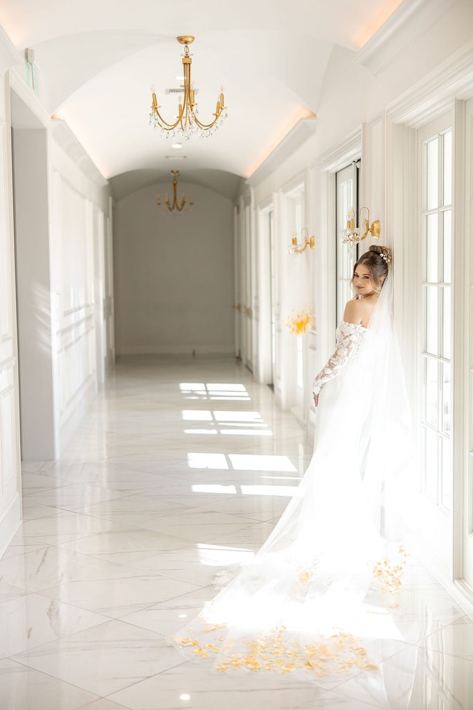 Bridal Portraits French Castle inspired