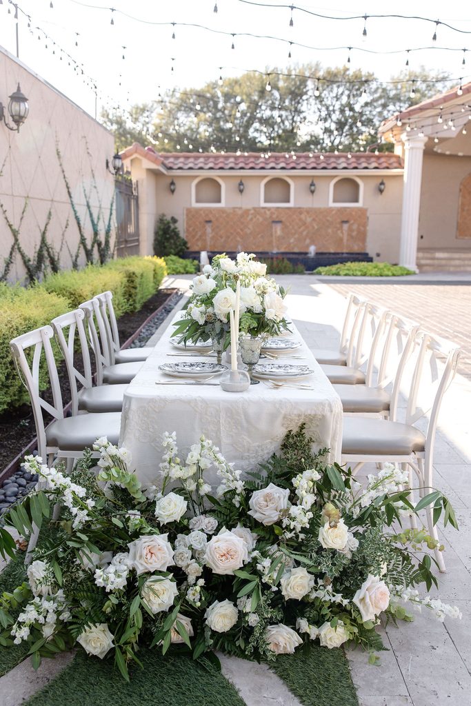Wedding reception at D’Vine Grace Vineyard near Dallas, Texas